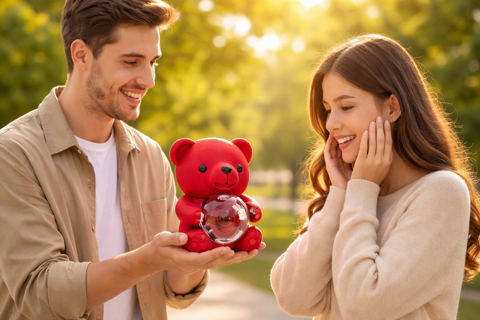 Meda sa večnom ružom: poklon koji ostaje kao uspomena, ne samo gest