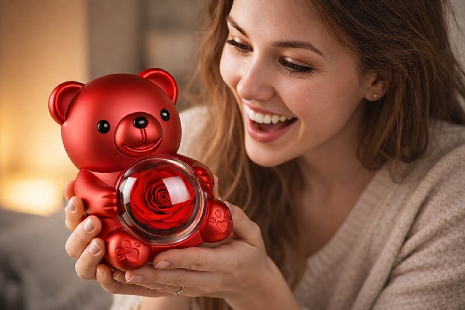 Kako mali detalji čine veliku razliku: simbolika mede, ruže i ogrlice u jednom poklonu