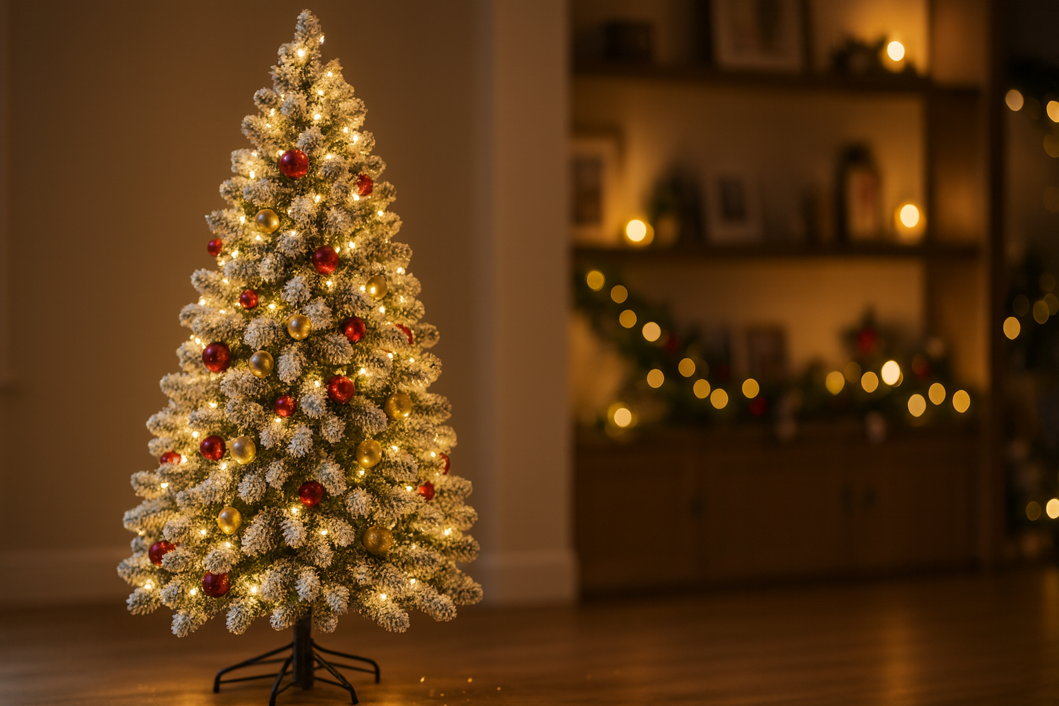 Snežna elegancija u dnevnoj sobi - zašto su snežne jelke postale praznični hit