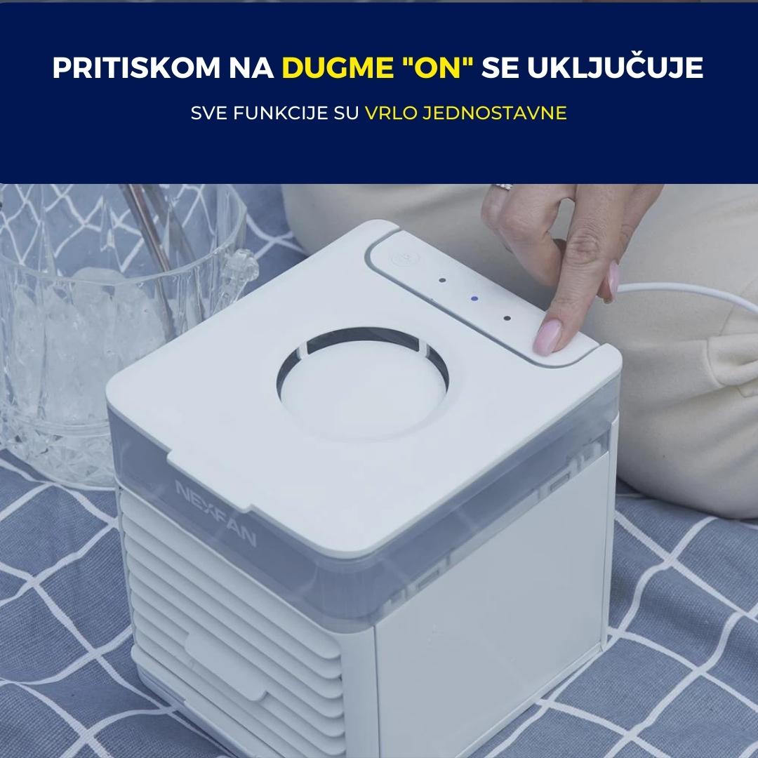 2x Mini klima uređaj, Mini prenosiva klima, NexFan Ultra 1+1 GRATIS