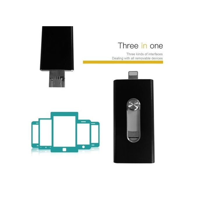 3 u 1 USB flash memorija za iOS, Android, PC itd (32GB)