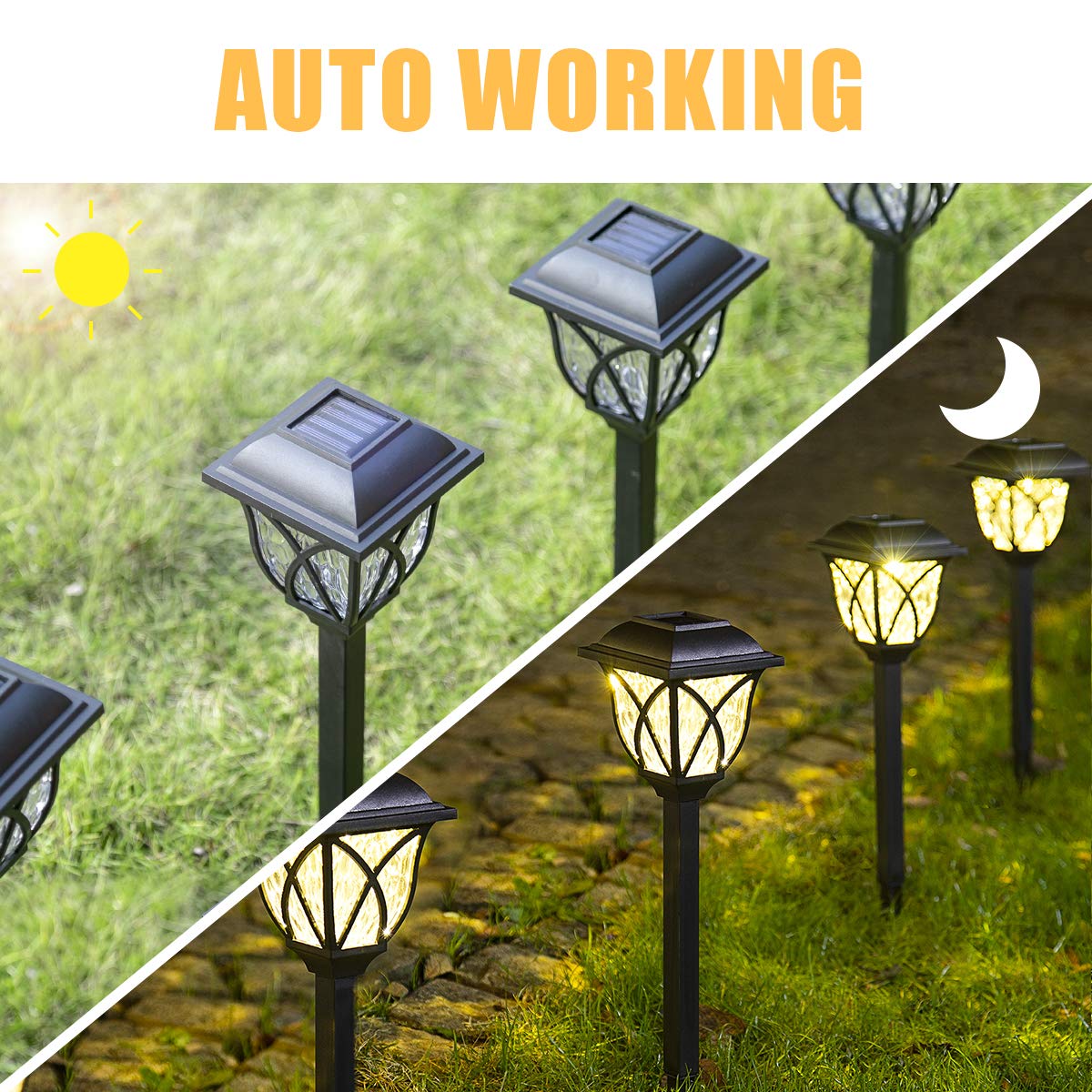 6 Solarnih baštenskih lampi
