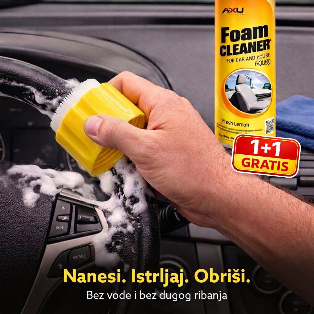 Višenamenska aktivna pena za čišćenje svih površina, 1+1 Gratis, 2x650ml, Foam Cleaner