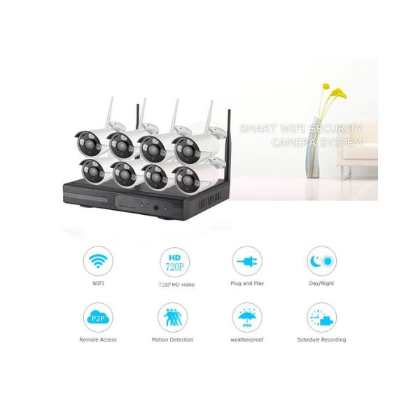 Bežični video nadzor / CCTV wireless monitoring 8 kamera