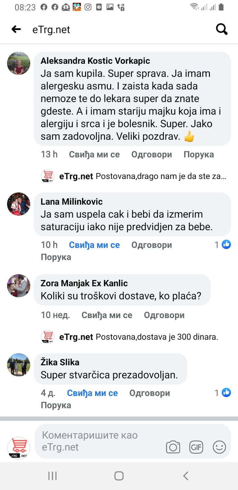 Bezkontaktni Toplomer + Pulsni Oksimetar