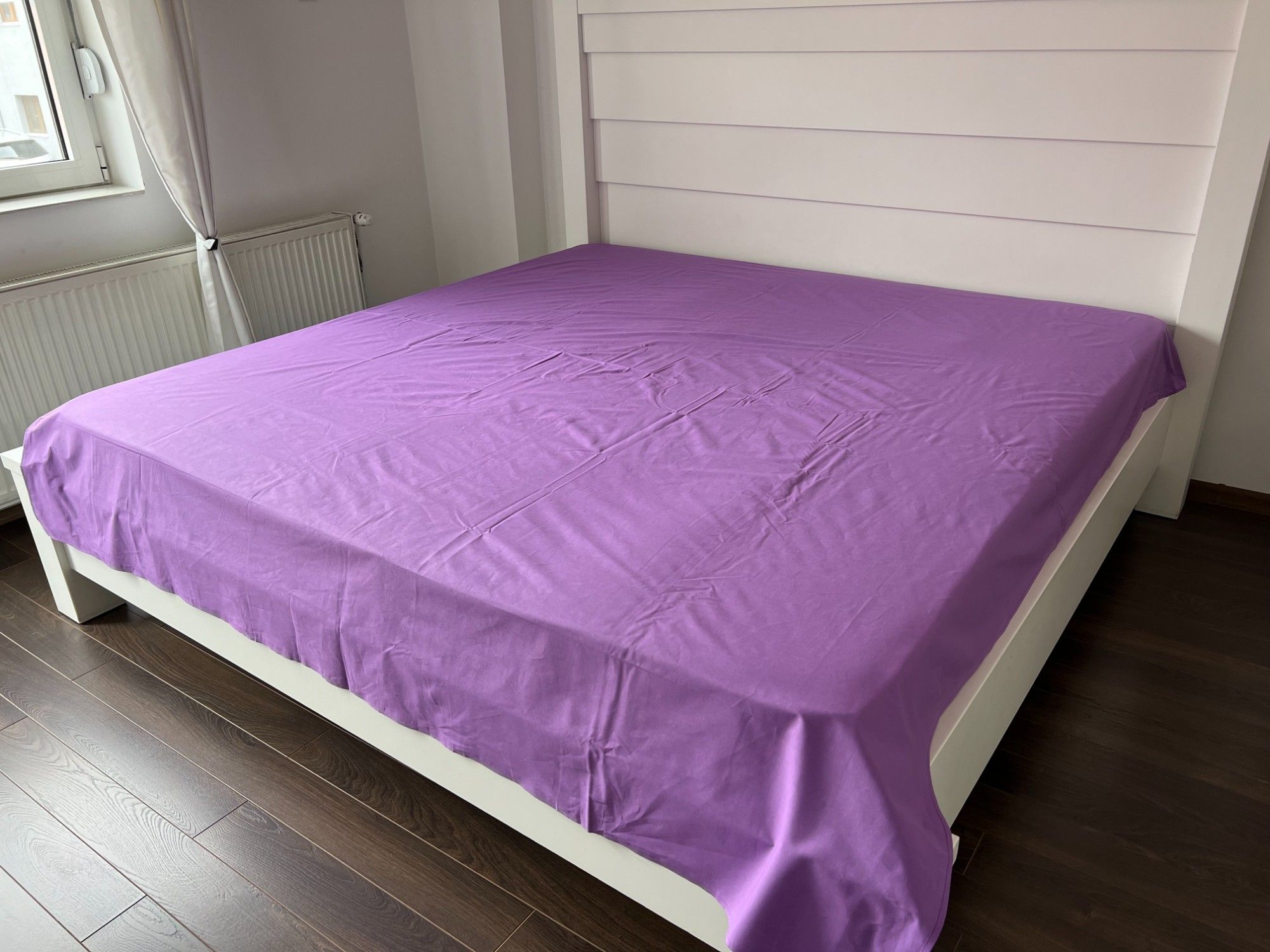 Čaršav Ranforce 160x240cm bez lastiša Ljubičasti
