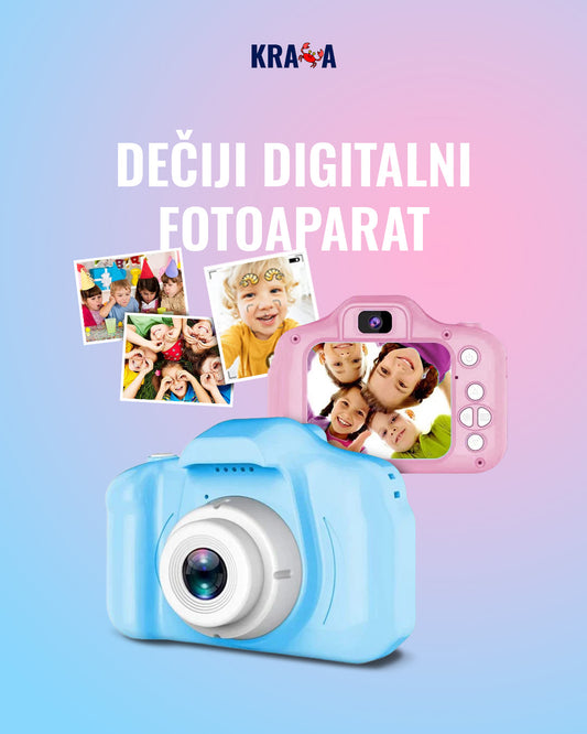 Dečiji digitalni fotoaparat, kamera igračka