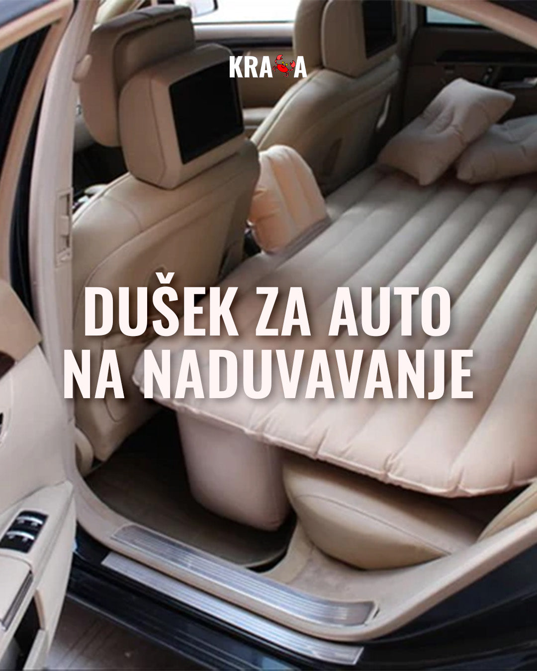 Dušek na naduvavanje za auto