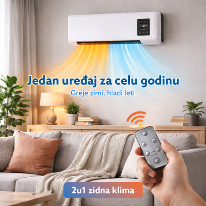 Klima koja greje i hladi - 2u1 zidna klima