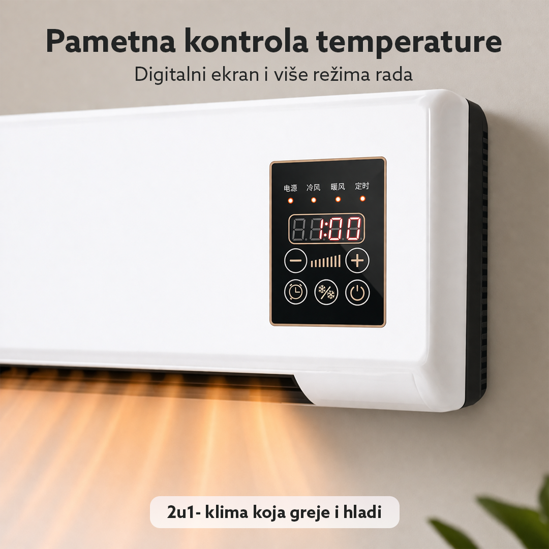 Klima koja greje i hladi - 2u1 zidna klima