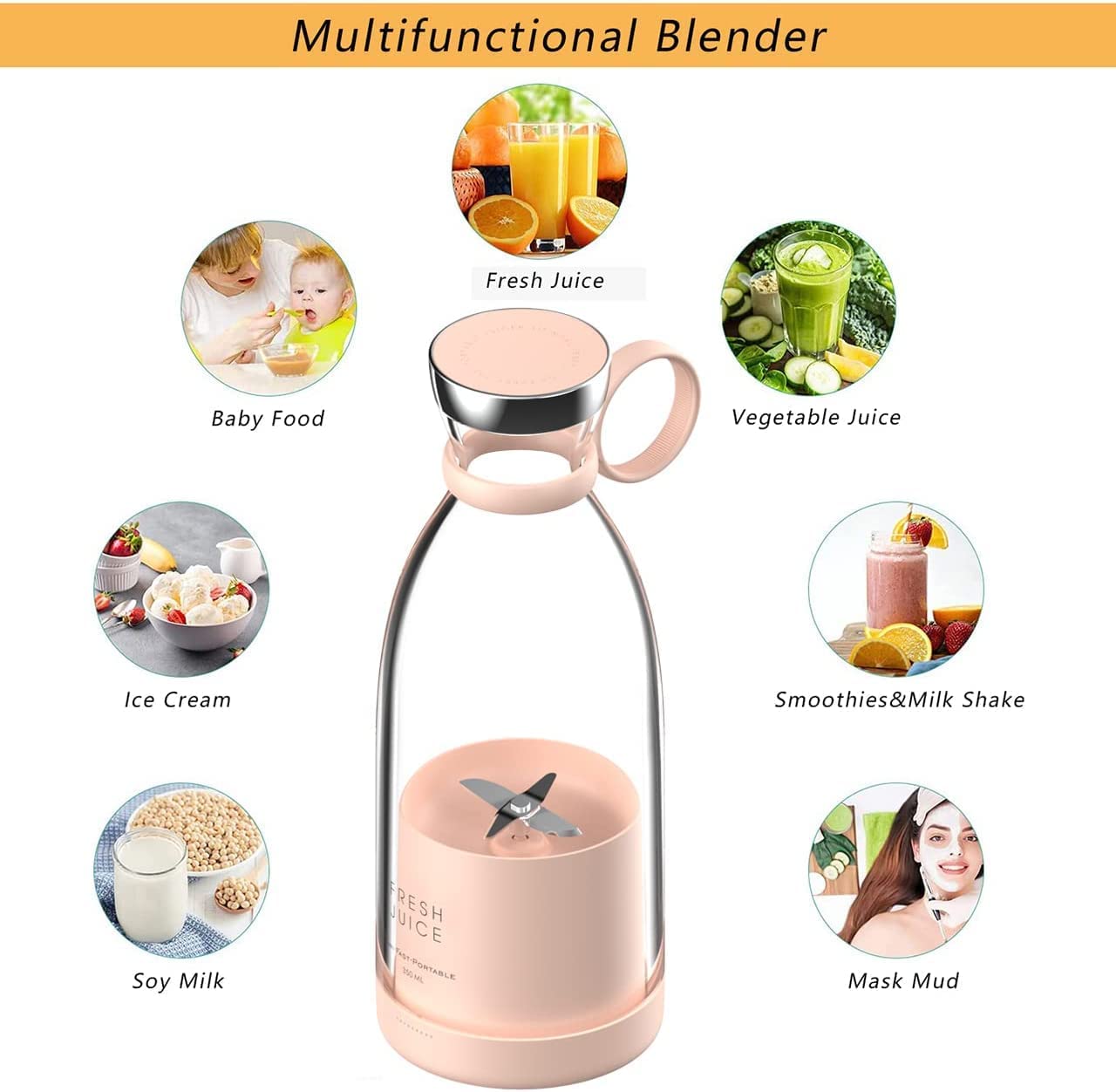 Mini prenosni sokovnik blender