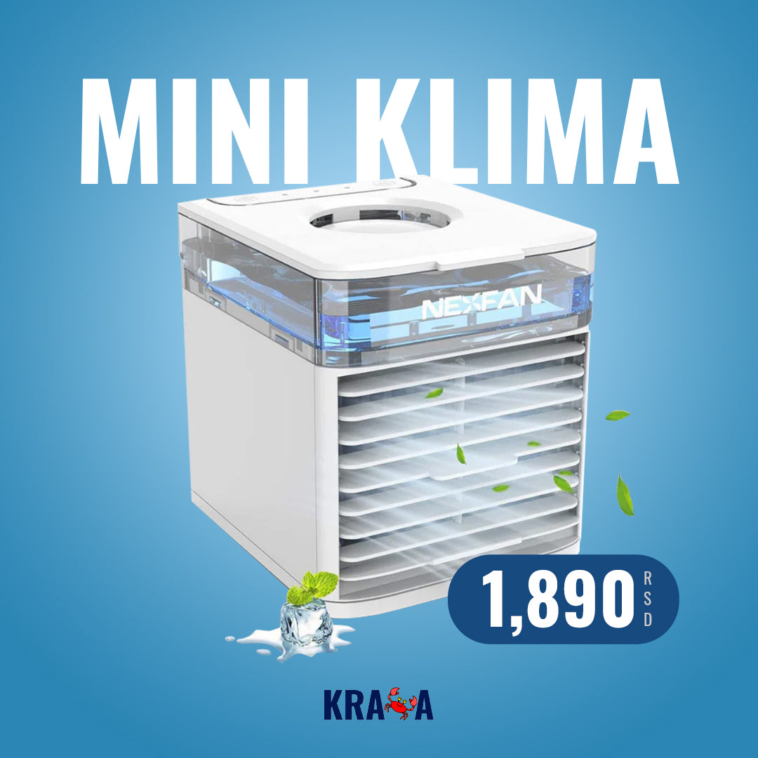 Mini klima uređaj, Mini prenosiva klima, NexFan Ultra – kraba.online