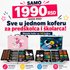 Metalni kofer sa bojicama i flomasterima, set 145 kom