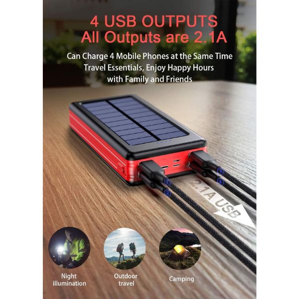 Power Bank za telefone UKC 8058 - Solarni punjač