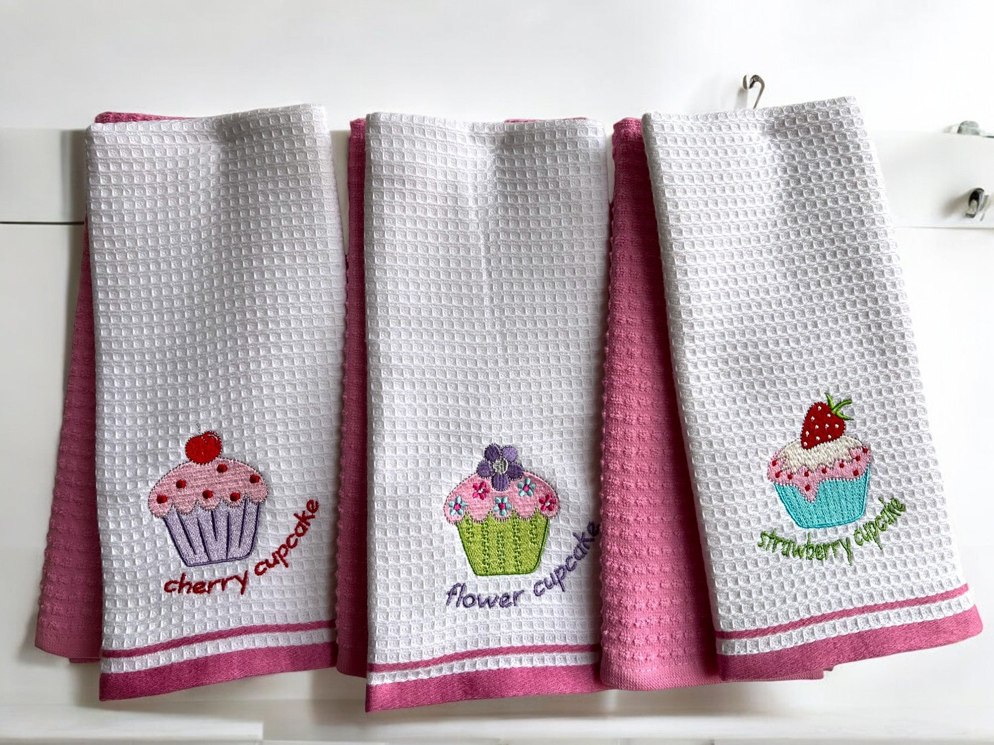 Set 6 kuhinjskih krpa Wafle Pink baby