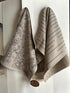 Set od 2 kuhinjske krpe print cream