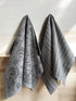 Set od 2 kuhinjske krpe print grey