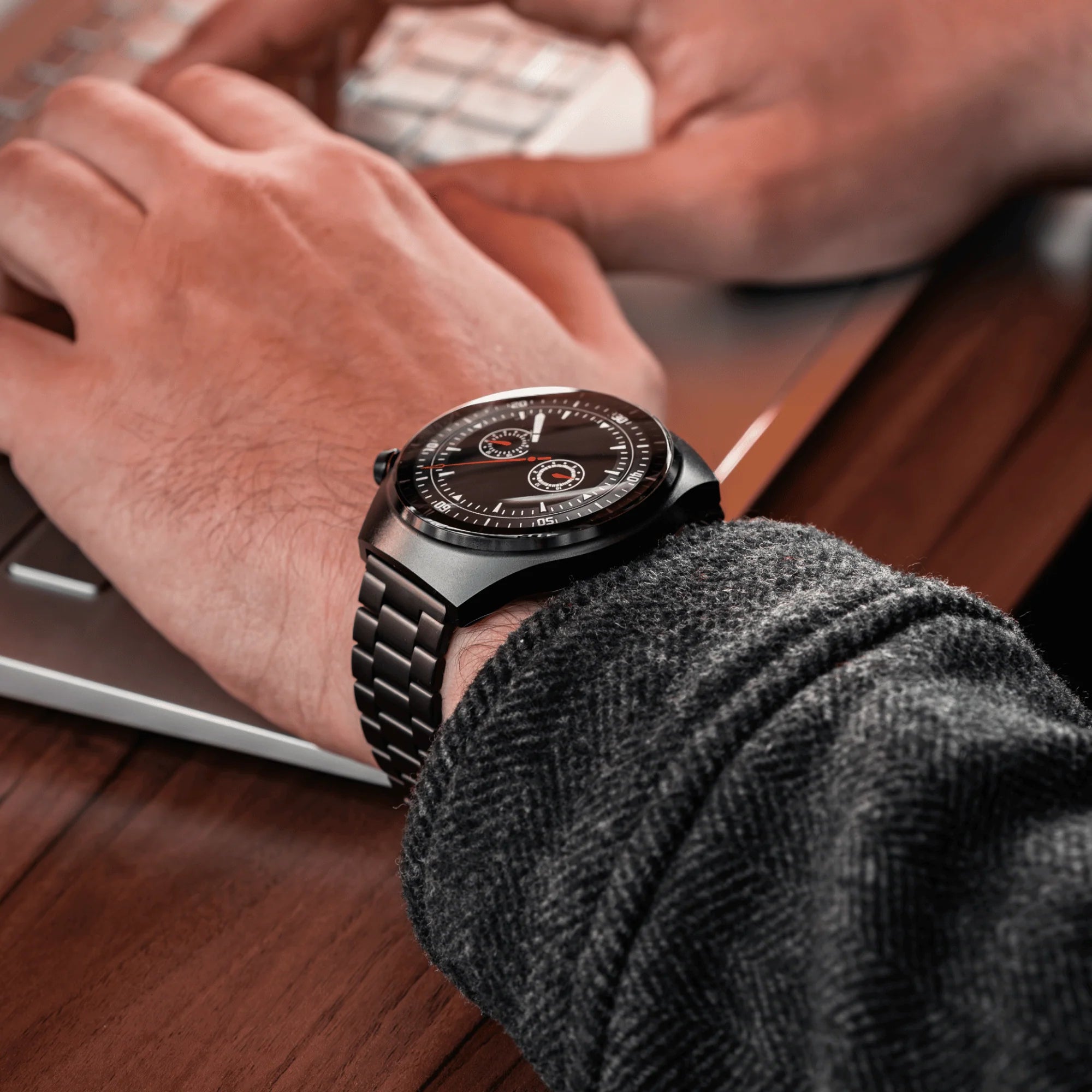 Smartwatch S20max Super Amoled (metalna i kožna narukvica)