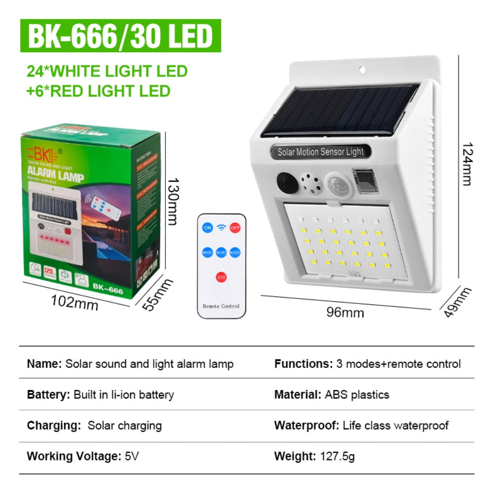 Solarna zidna lampa BK-666