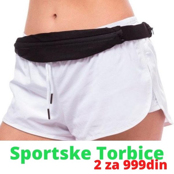 Sportska-fitnes torbica za struk 1+1 gratis!