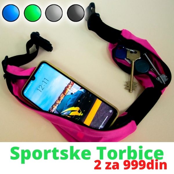 Sportska-fitnes torbica za struk 1+1 gratis!