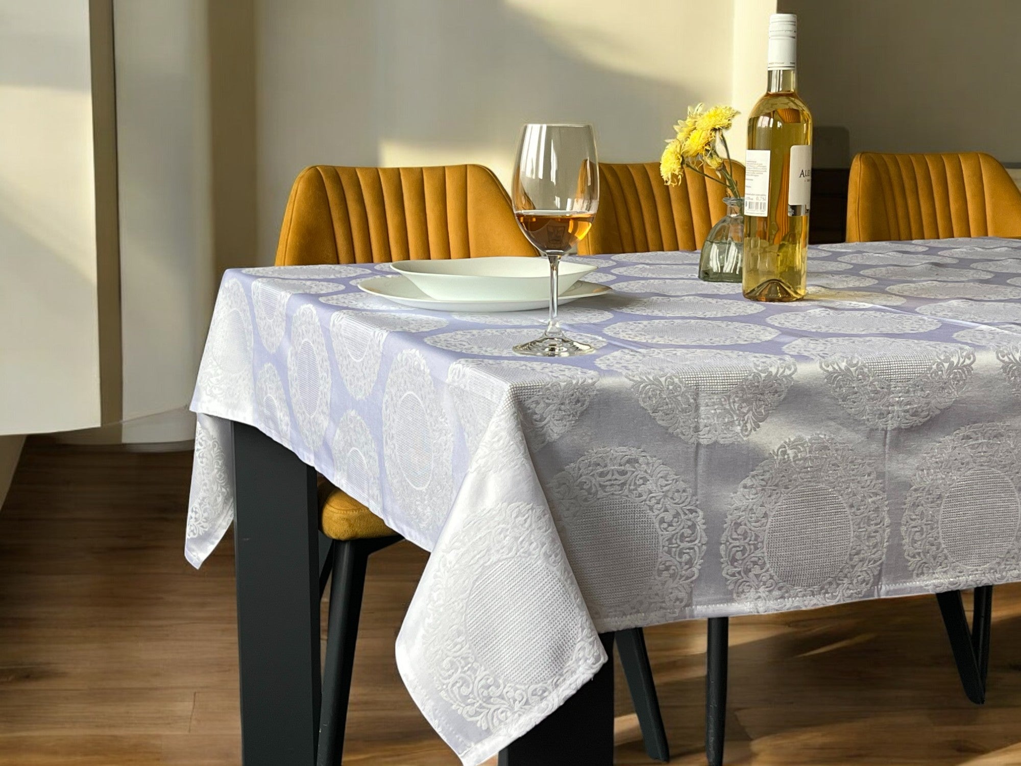 Stolnjak Kitchen Nova150x160cm Bela boja A15