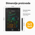 LCD piši-briši tabla za decu, 1+1 gratis
