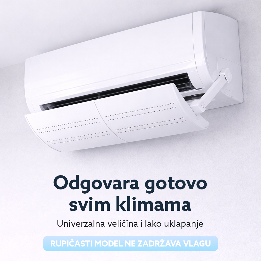 Usmerivač vazduha za klima uređaje, rupičasti model protiv kondenzacije