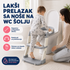 Dečiji 3u1 adapter za WC šolju – stepenice i prenosiva noša sa posudom