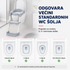Dečiji 3u1 adapter za WC šolju – stepenice i prenosiva noša sa posudom