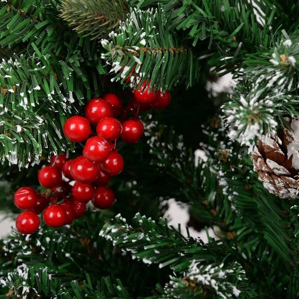 Bobica novogodišnja jelka sa snegom i bobicama - Snežna jelka (BESPLATNA ISPORUKA)