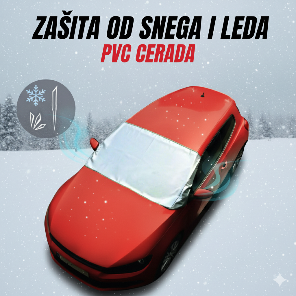 PVC zaštita za vetrobransko staklo, Premium kvalitet, Univerzalna dimenzija