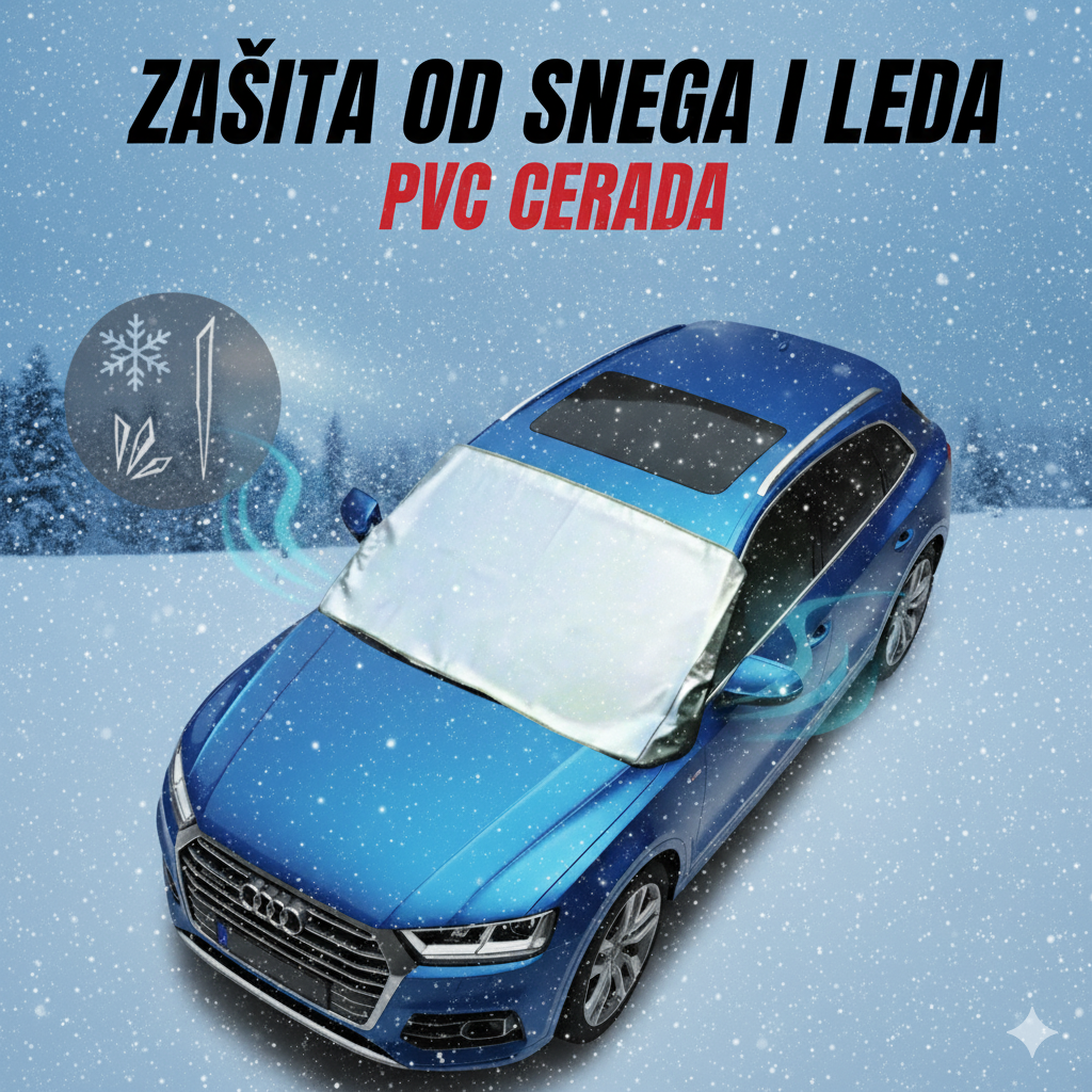 PVC zaštita za vetrobransko staklo, Premium kvalitet, Univerzalna dimenzija