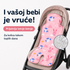 Letnja gel rashladna podloga za kolica i auto-sedište, rashladna podloga za bebe