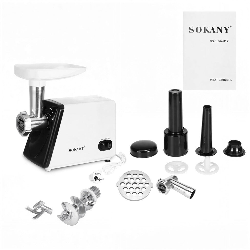 Kraba mašina za mlevenje mesa Sokany 2500W - nastavak za kobasice