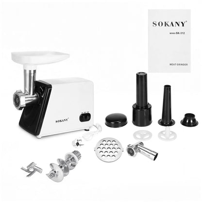 Kraba mašina za mlevenje mesa Sokany 2500W - nastavak za kobasice