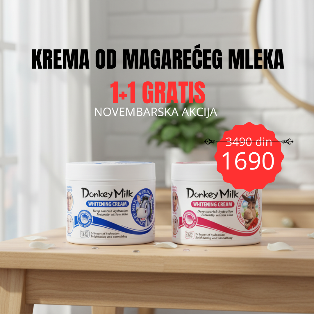 Donkey krema Krema od magarećeg mleka