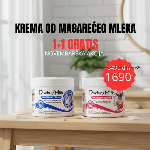 Donkey krema Krema od magarećeg mleka