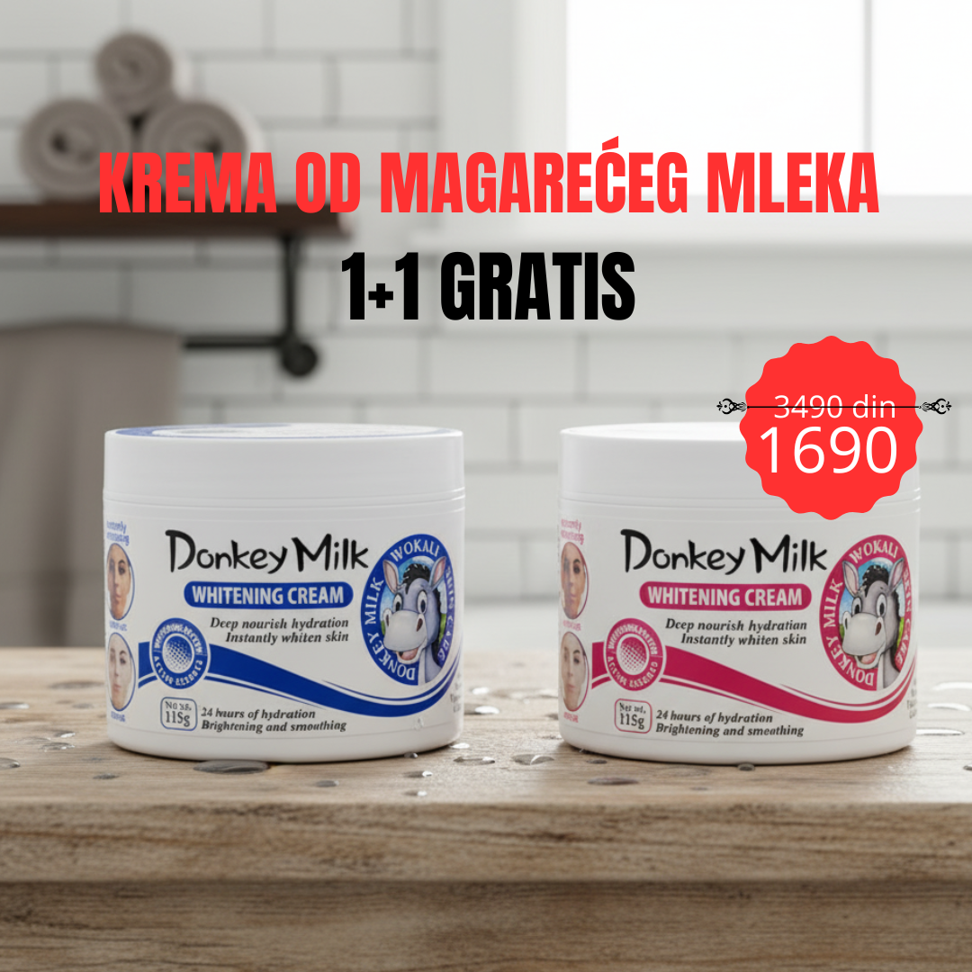 Donkey krema 1+1 GRATIS, Krema od magarećeg mleka