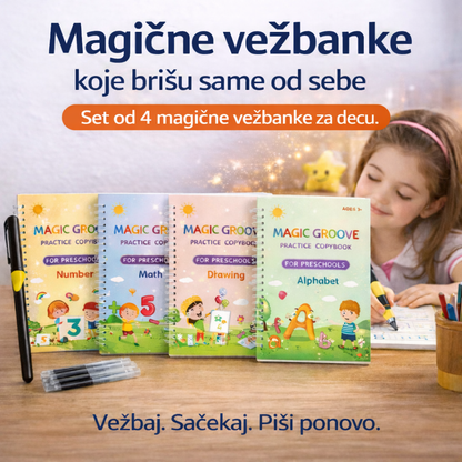 Magične vežbanke, Set od 4 magične vežbanke za decu