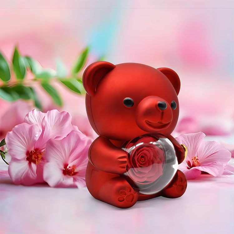 Meda sa ružom i ogrlicom, Rotirajući meda