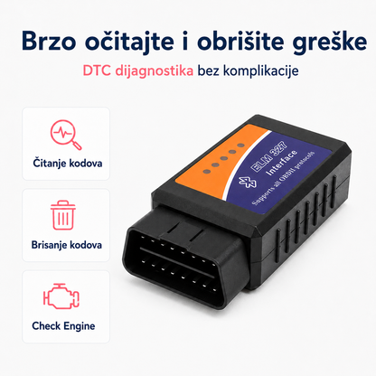 Uređaj za auto dijagnostiku, OBD II dijagnostika