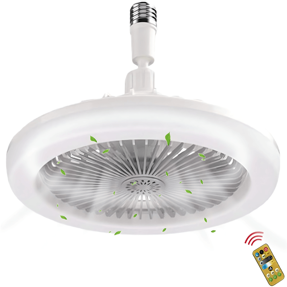 Luster ventilator, Plafonski ventilator sa lampom