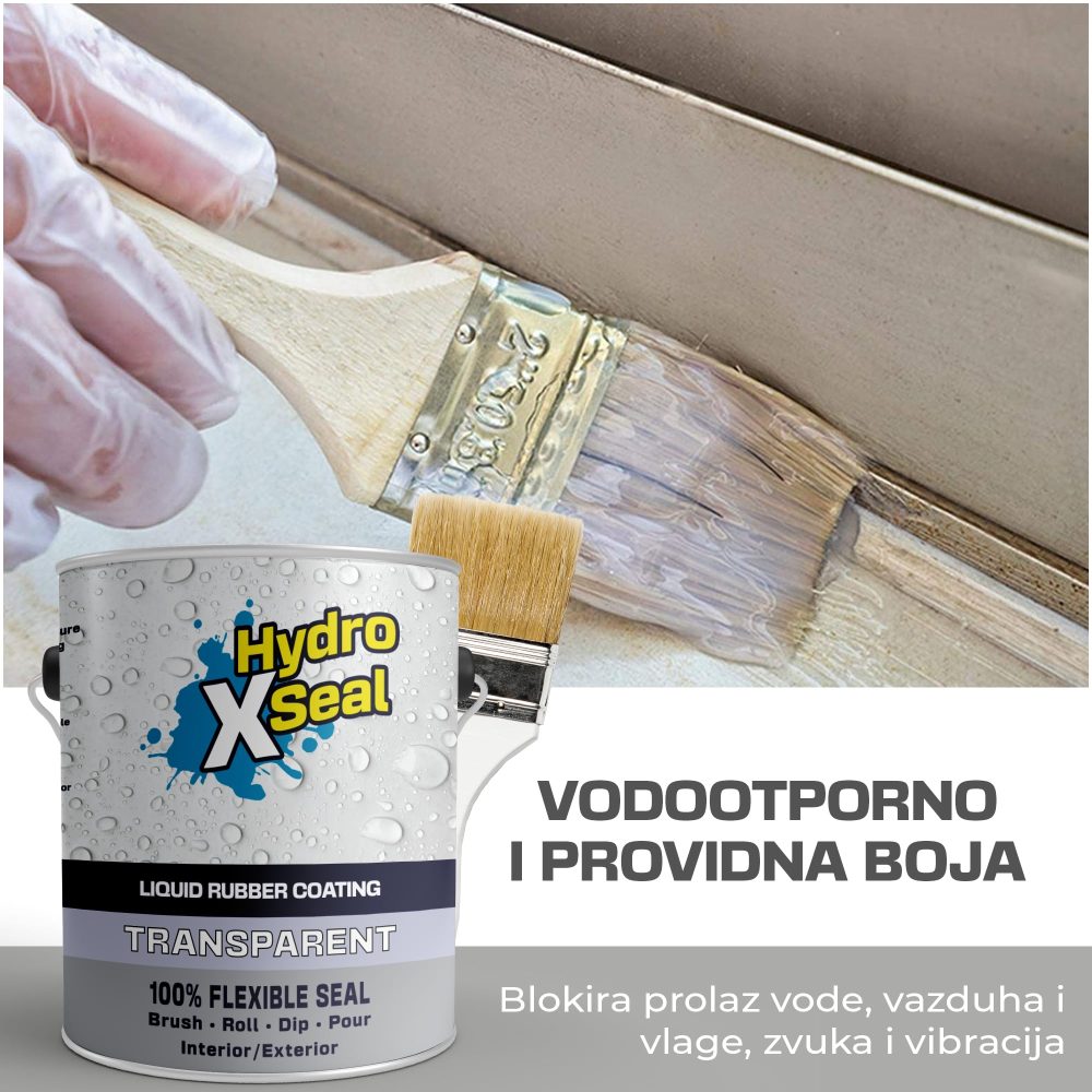 HydroXseal transparent 1+1 GRATIS, Providna vodonepropusna tečna guma 1+1 GRATIS