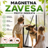 Magnetna zavesa protiv insekata - Crna ili bela