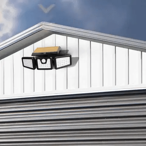 Trostrani solarni LED reflektor, Solarni LED reflektor 15W DMD sa senzorom