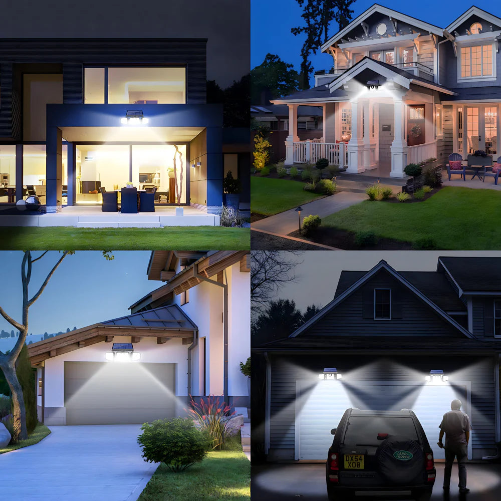 Trostrani solarni LED reflektor, Solarni LED reflektor 15W DMD sa senzorom